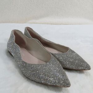 Gianni Bini MistyTwo Rhinestone Embellished Dress Flats 8M